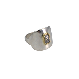 Cigar Band with Diamond Solitaire