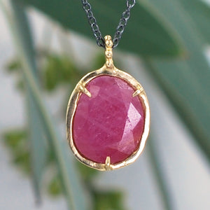 Pink Sapphire Pendant – Lindsey L. Allen