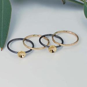 Domed Stacking Ring